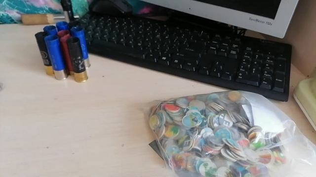 Как снарядить патрон 12 калибра на утку, без специального снаряжения!! смотреть онлайн