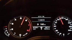 Разгон 0-180. Ауди А6 С7 вариатор 2.0 - 180л.с