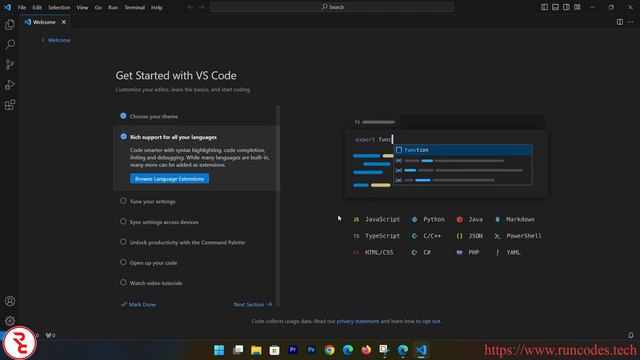 How to Configure vscode for all Programming Language? [Detail]