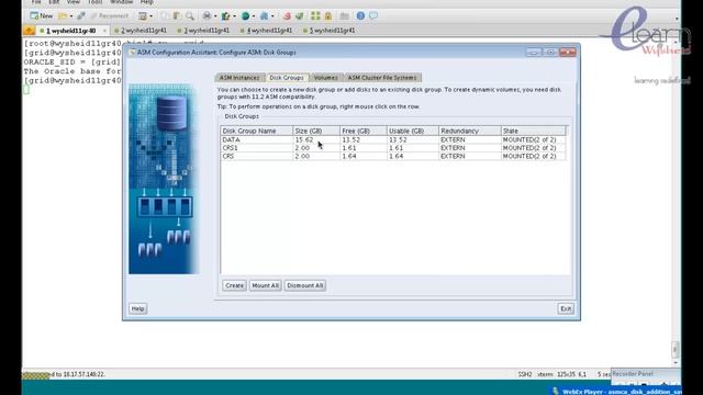 Adding disk to an ASM disk group | How to add a disk to ASM diskgroup in Oracle | Add disk to asm смотреть онлайн