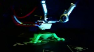 Печать лягушки на 3D принтере дельта