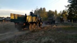 зил 131 в колоне. зил на пенсию и разбор