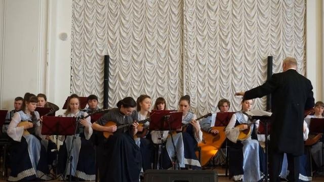 М.Балакирев. Экспромт. Исп. Алина Смирнова (домра) в сопровождении оркестра 