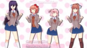 10 ЧАСОВОЙ ТАНЕЦ ДЕВОЧЕК ИЗ ДДЛК/10 HOUR DANCE OF GIRLS FROM DOKI DOKI LITERATURE CLUB