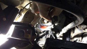 Замена помпы на двигателе Тойота Королла Спасио NZE121 2002 года  Toyota Corolla Spacio