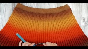 Юбка из пряжи кауни спицами, "Болгарская юбка". Часть 2. Готовая работа.