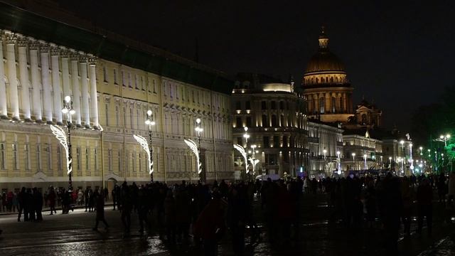 Новогодний, ночной Петербург. 3 января 2023 г. СПб. смотреть онлайн