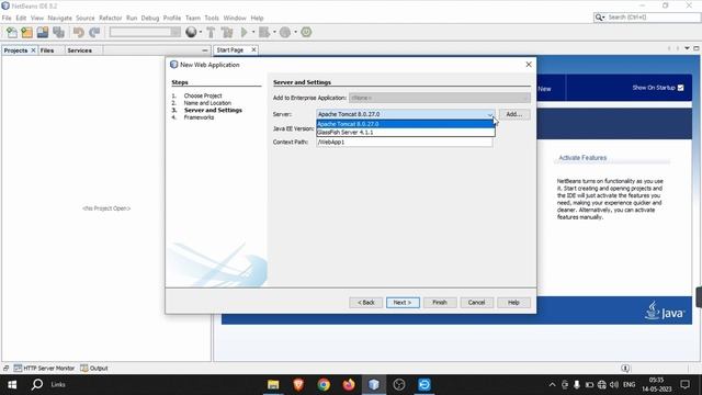 How to create a simple Java Web Application in Netbeans IDE 8.2 ?