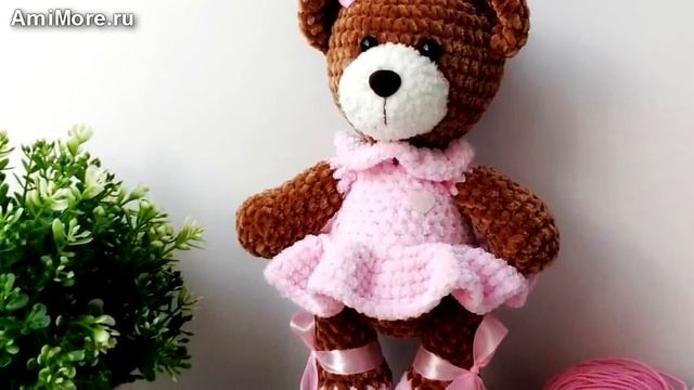 Амигуруми: схема Мишки Мими. Игрушки вязаные крючком - Free crochet patterns.