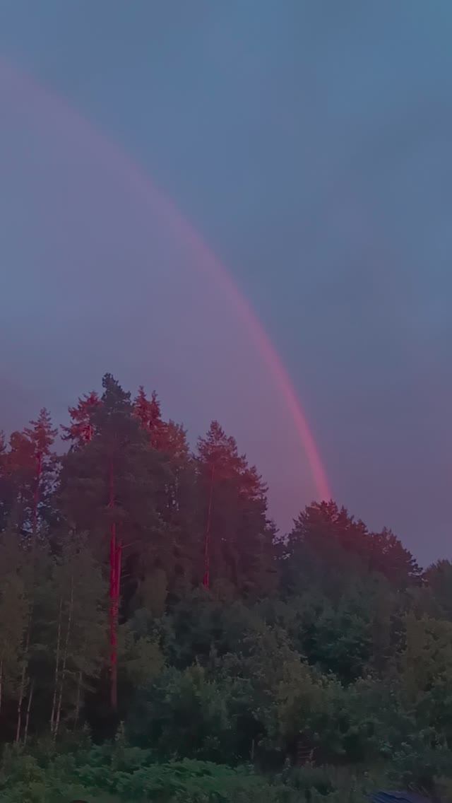 Супер молния и радуга