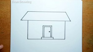 How To Draw House Very Easy |Drawing House Easy