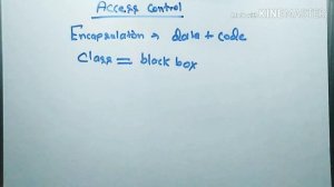 Access control in Java part 1