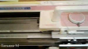 Silver reed SK561/SRP50 - круговое вязание на электронной вязальной машине