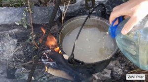 Суп на костре. Рубрика готовим просто.ZoVi Piter