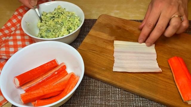 Фаршированные Крабовые Палочки смотреть онлайн