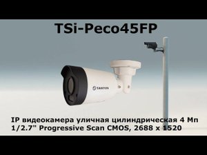 TSi Peco45FP IP видеокамера уличная цилиндрическая 4 Мп