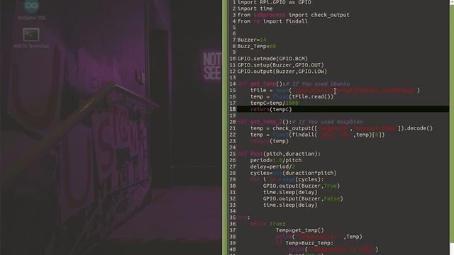 Raspberry Pi 4: GPIO Подключение зуммера
