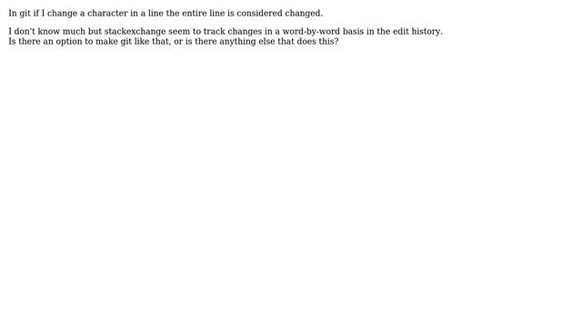 Software Engineering: Git tracks _lines_ of code. Is there something that track _words_? смотреть онлайн