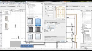 ARCHICAD  project home lessons 12. ( Балконные двери)