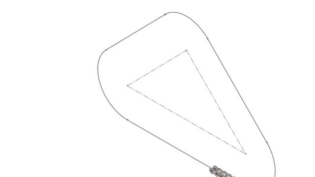 Анимация цепи приводной SolidWorks смотреть онлайн