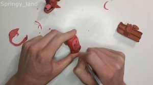 Как слепить фокси фнаф 1 из пластилина (tutorial)