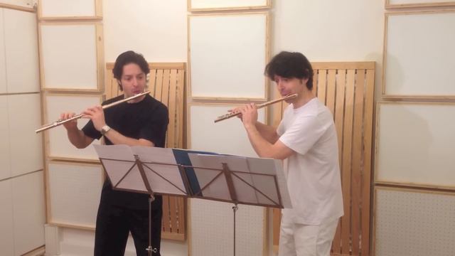 The best Flute Duo ever plays Flight of the Bumblebee смотреть онлайн