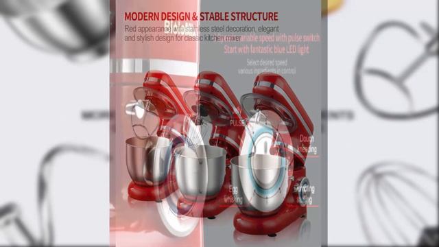 Миксер 6 Скоростей, Мощный Миксер, Тесто для Хлеба. смотреть онлайн