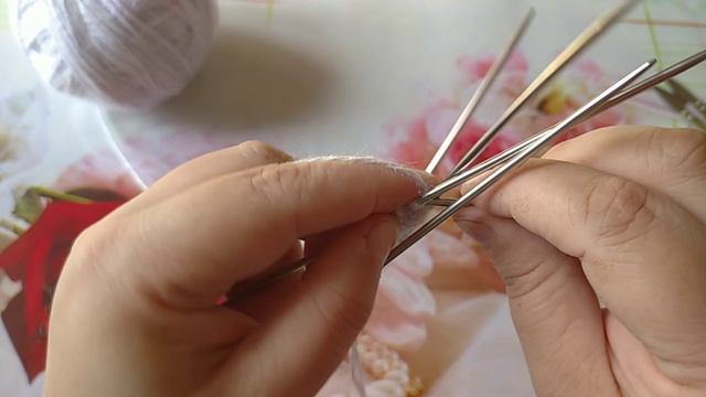 Как вязать мысок смотреть онлайн