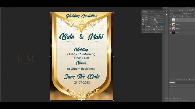 Royal Wedding Poster (10) |Free Download | Free Poster| Photoshop Tutorial | KM Arts and Edits смотреть онлайн