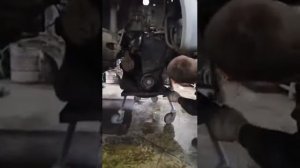 Демонтаж мотора рено меган2 к9к