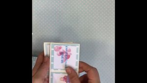 Приглашения в коробке. Выпрыгивающие кубики