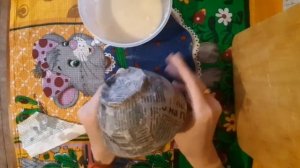 Видео-урок для изостудий. Простое папье маше. Пиала.Педагог:Рахметова А.С.
