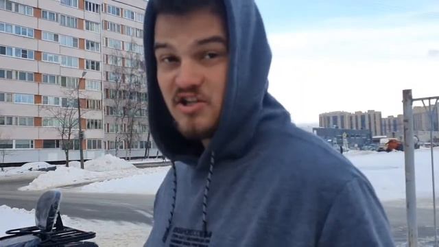 Обзор снеговала на квадроцикле Baltmotors 500. смотреть онлайн