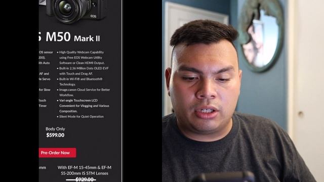 Canon Eos M50 Mark II First Look!!!! смотреть онлайн