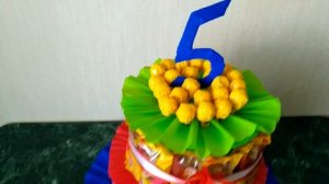 Торт- угощение для детского сада своими руками тортик из соков и конфет