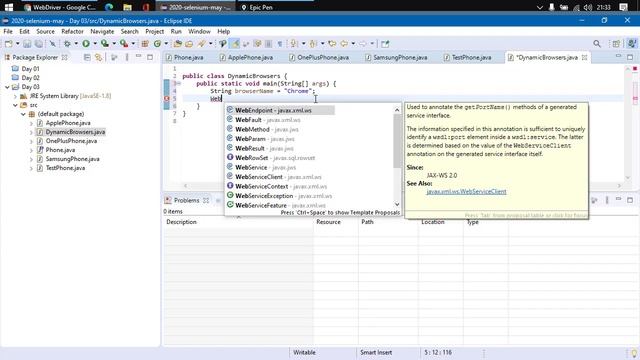 Beginners Tutorial For Selenium WebDriver Day 3