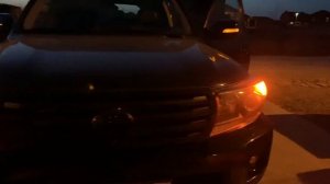 Led лампы в поворотники land cruiser 200