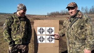 Днём с ночником Вепрь-308 / Стреляем днём с прицелом ночного видения.