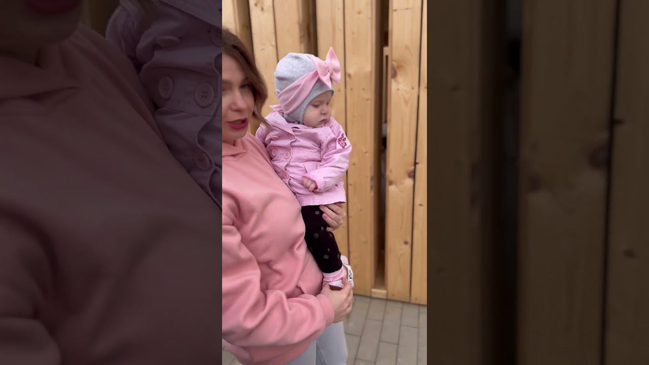 Наша весенняя прогулка  #мамавдекрете #принцессаксения #папинадочка #буднимамы #декрет #shorts