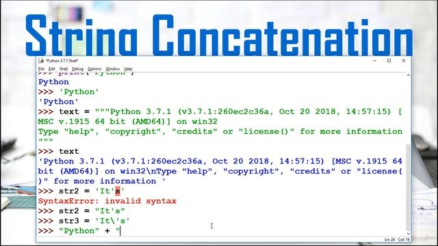 Strings in Python | Strings Data Type | Part 1 | Python 3 Online Course (A to Z ) in Hindi #34