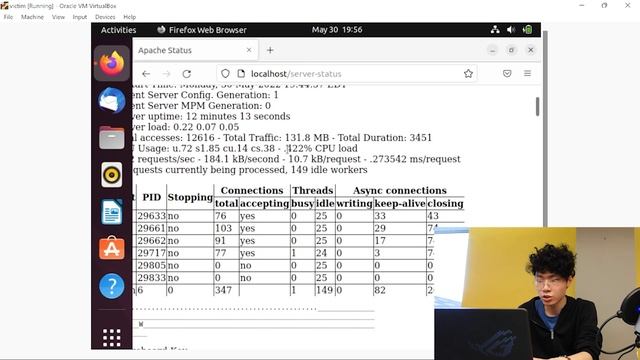 Breaking my web server with DDOS - HTTP flood & SYN flood смотреть онлайн