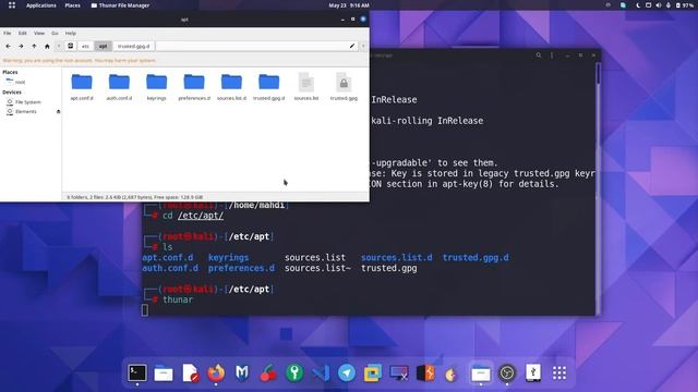 SOLUCIÓN Error key is stored in legacy trusted.gpg keyring | KaLi