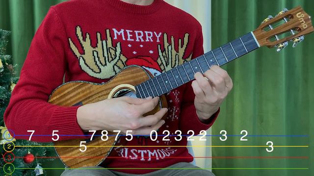 Last Christmas | Разбор мелодии для курса "Подружись с фингерстайл укулеле 2.0" смотреть онлайн