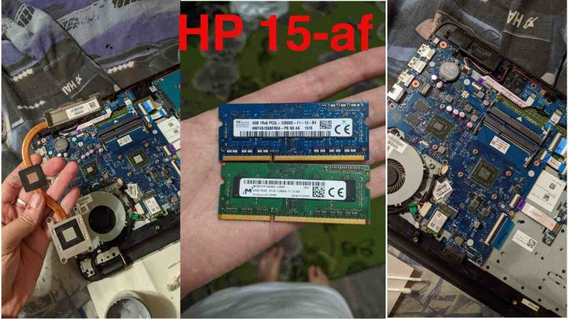 Ноутбук HP 15-af (ABL51 LA-C781p) тормозит / SDD, DDR3L