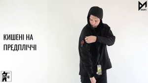 Куртка Черная Софтшелл (Softshell) Влаго и Ветростойкая Осень\Зима