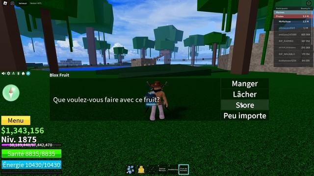 Avoir Tous les FRUITS en 24 Heures sur Blox Fruits..? смотреть онлайн