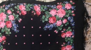 Павлопосадский платок "Варенька".