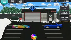Стрим игры "Pixel Car Racer".