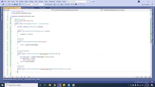 Aspnet Core Mvc Web App template with jquery-ajax Contact Form Part1