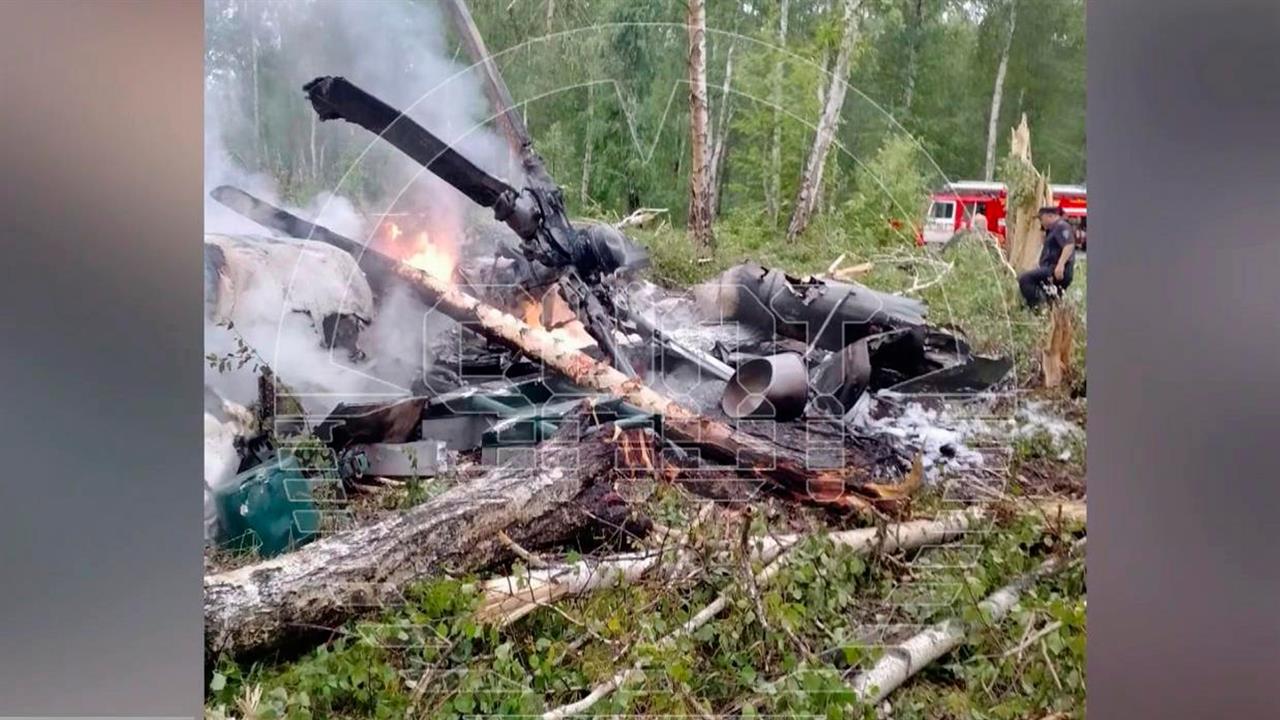 В Челябинской области потерпел крушение вертолет авиаотряда ФСБ